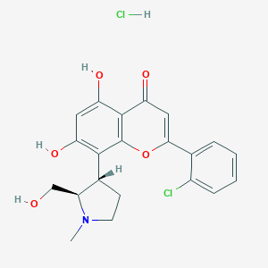 molecular formula C21H21Cl2NO5 B045974 Riviciclib盐酸盐 CAS No. 920113-03-7