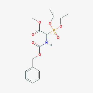 Methyl 2-(((benzyloxy)carbonyl)amino)-2-(diethoxyphosphoryl)acetate