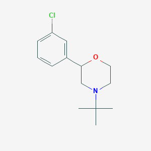 4-Tert-butyl-2-(3-chlorophenyl)morpholine