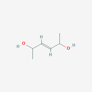 molecular formula C6H12O2 B045990 3-Hexene-2,5-diol CAS No. 7319-23-5