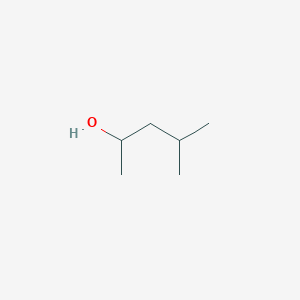molecular formula C6H14O<br>CH3HCOHCH2CH(CH3)2<br>C6H14O B046003 4-Methyl-2-pentanol CAS No. 108-11-2