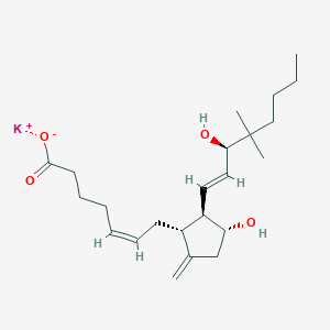 molecular formula C23H37KO4 B046006 Meteneprost potassium CAS No. 122576-55-0