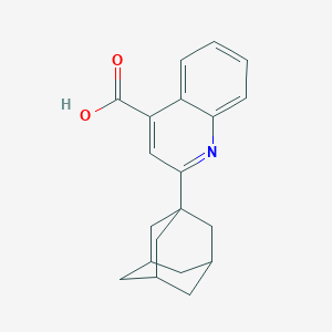 molecular formula C20H21NO2 B046007 2-(1-金刚烷基)喹啉-4-羧酸 CAS No. 119778-65-3