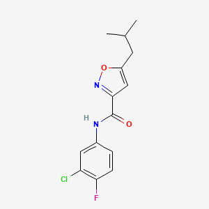 molecular formula C14H14ClFN2O2 B4600766 SJ000063181 
