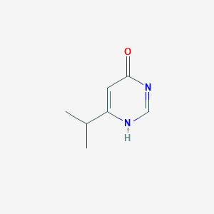molecular formula C7H10N2O B046008 6-Isopropylpyrimidin-4-ol CAS No. 124703-81-7