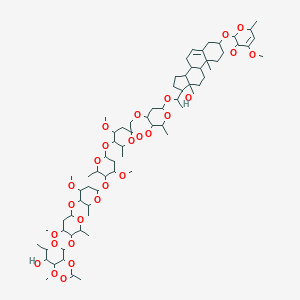 molecular formula C72H114O27 B046009 Periplocoside A CAS No. 114828-46-5
