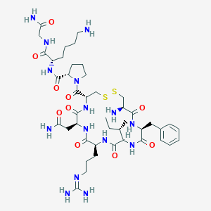 molecular formula C44H71N15O10S2 B046012 Conopressin G CAS No. 111317-91-0