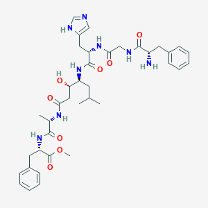 molecular formula C38H52N8O8 B046013 Hexapeptide 4 CAS No. 112317-45-0