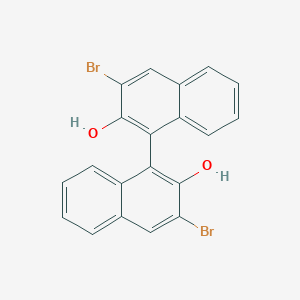 molecular formula C20H12Br2O2 B046020 (S)-(-)-3,3'-二溴-1,1'-联-2-萘酚 CAS No. 119707-74-3