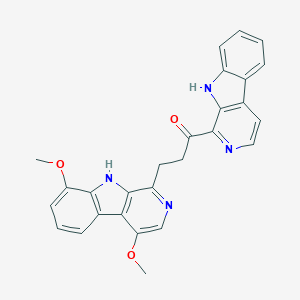 molecular formula C27H22N4O3 B046024 Picrasidine A CAS No. 82652-20-8