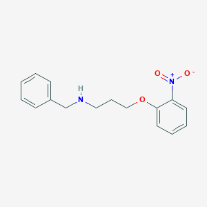 molecular formula C16H18N2O3 B4602405 N-benzyl-3-(2-nitrophenoxy)-1-propanamine 