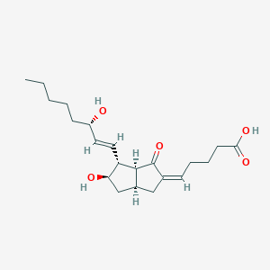molecular formula C21H32O5 B046025 7-Oxo-cyclopentyl-prostaglandin I2 CAS No. 111319-88-1