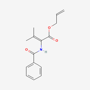 molecular formula C15H17NO3 B4603054 allyl 2-(benzoylamino)-3-methyl-2-butenoate 