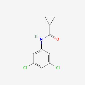 molecular formula C10H9Cl2NO B4603341 N-(3,5-dichlorophenyl)cyclopropanecarboxamide 