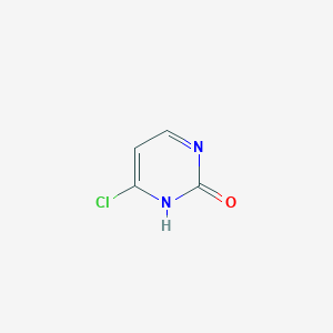 molecular formula C4H3ClN2O B046037 6-Chloropyrimidin-2(1H)-one CAS No. 80927-55-5