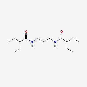 molecular formula C15H30N2O2 B4604102 2-ETHYL-N-[3-(2-ETHYLBUTANAMIDO)PROPYL]BUTANAMIDE 