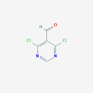 molecular formula C5H2Cl2N2O B460487 4,6-Dichloropyrimidine-5-carbaldehyde CAS No. 5305-40-8