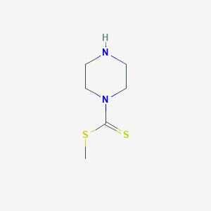 molecular formula C6H12N2S2 B046062 Methyl piperazine-1-carbodithioate CAS No. 111277-66-8