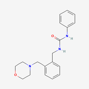 molecular formula C19H23N3O2 B4609068 N-[2-(4-morpholinylmethyl)benzyl]-N'-phenylurea 