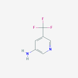 molecular formula C6H5F3N2 B046097 5-(三氟甲基)吡啶-3-胺 CAS No. 112110-07-3