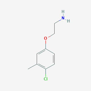 molecular formula C9H12ClNO B046101 2-(4-chloro-3-methylphenoxy)ethanamine CAS No. 6487-87-2