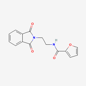 molecular formula C15H12N2O4 B4610258 N-[2-(1,3-dioxo-1,3-dihydro-2H-isoindol-2-yl)ethyl]furan-2-carboxamide 