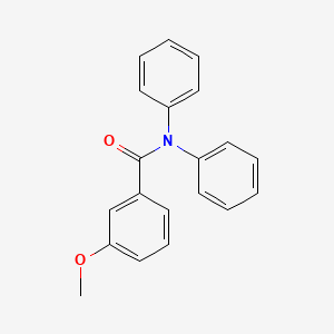 molecular formula C20H17NO2 B4610285 3-methoxy-N,N-diphenylbenzamide 