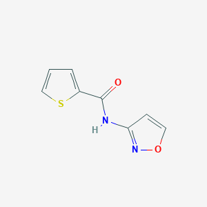 molecular formula C8H6N2O2S B4610959 N-(12-OXAZOL-3-YL)THIOPHENE-2-CARBOXAMIDE 