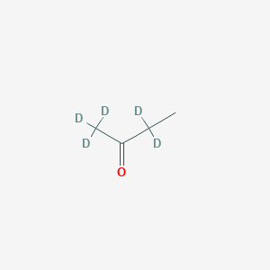 molecular formula C4H8O B046112 2-Butanone-1,1,1,3,3-d5 CAS No. 24313-50-6