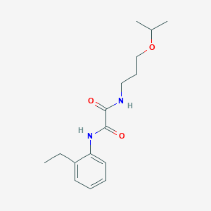 molecular formula C16H24N2O3 B4611548 N-(2-ethylphenyl)-N'-(3-isopropoxypropyl)ethanediamide 