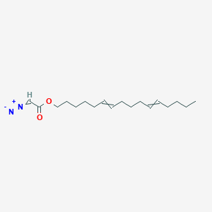 Hexadeca-6,11-dienyl 2-diazoacetate
