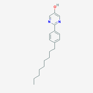 molecular formula C19H26N2O B046128 2-(4-Nonylphenyl)pyrimidin-5-OL CAS No. 119259-53-9