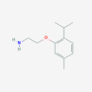 molecular formula C12H19NO B046133 2-(2-Isopropyl-5-methyl-phenoxy)-ethylamine CAS No. 26583-34-6