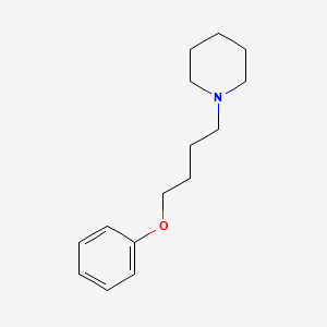 molecular formula C15H23NO B4613448 1-(4-phenoxybutyl)piperidine 