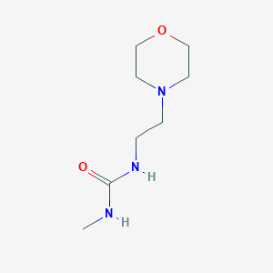 molecular formula C8H17N3O2 B4614596 1-Methyl-3-[2-(morpholin-4-yl)ethyl]urea 