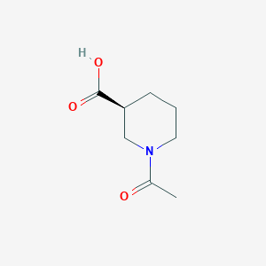 molecular formula C8H13NO3 B046149 (3S)-1-乙酰基哌啶-3-羧酸 CAS No. 111479-21-1