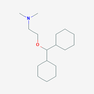 molecular formula C17H33NO B461531 N-[2-(dicyclohexylmethoxy)ethyl]-N,N-dimethylamine 