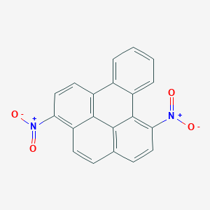 molecular formula C20H10N2O4 B046155 1,6-Dinitro-benzo(e)pyrene CAS No. 120812-48-8