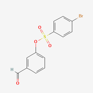 molecular formula C13H9BrO4S B4617242 (3-Formylphenyl) 4-bromobenzenesulfonate 