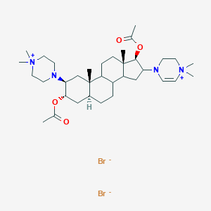 molecular formula C₃₅H₆₀Br₂N₄O₄ B046177 2'-Dehydropipecuronium CAS No. 120301-02-2