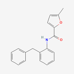 molecular formula C19H17NO2 B4617847 N-(2-benzylphenyl)-5-methylfuran-2-carboxamide 