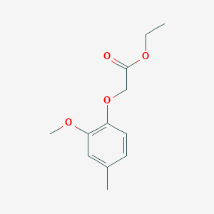 molecular formula C12H16O4 B4618077 Ethyl 2-(2-methoxy-4-methylphenoxy)acetate CAS No. 667399-57-7