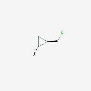 molecular formula C5H9Cl B046181 (1R,2R)-trans-1-(Chloromethyl)-2-methylcyclopropane CAS No. 10524-03-5