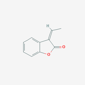 molecular formula C10H8O2 B046188 (3Z)-3-ethylidene-1-benzofuran-2-one CAS No. 114524-41-3