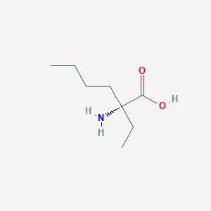 molecular formula C8H17NO2 B046189 (R)-2-Amino-2-ethylhexanoic acid CAS No. 114781-14-5