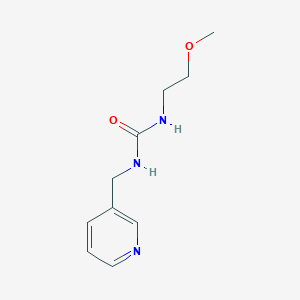 molecular formula C10H15N3O2 B4619220 N-(2-METHOXYETHYL)-N'-(3-PYRIDYLMETHYL)UREA 
