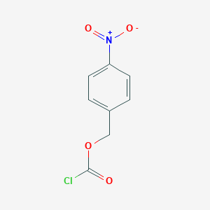molecular formula C8H6ClNO4 B046198 4-Nitrobenzyl chloroformate CAS No. 4457-32-3