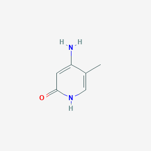 molecular formula C6H8N2O B046200 4-Amino-5-methylpyridin-2-ol CAS No. 95306-64-2