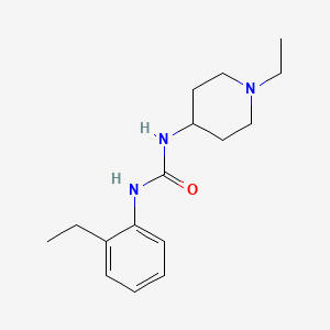 molecular formula C16H25N3O B4620011 N-(2-ETHYLPHENYL)-N'-(1-ETHYL-4-PIPERIDYL)UREA 