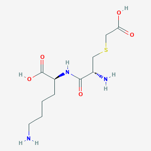 molecular formula C11H21N3O5S B046201 Carbocysteine-lysine CAS No. 82951-55-1